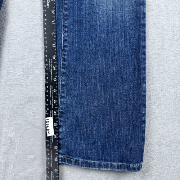 Levi's 515 Jeans Womens Size 8 Short Bootcut Leg Mid Rise Medium Wash Blue - Picture 8 of 11